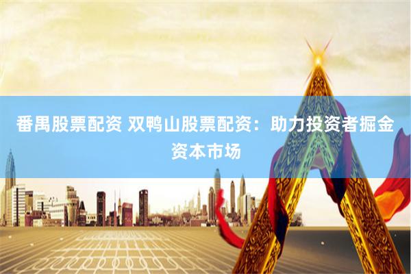 番禺股票配资 双鸭山股票配资：助力投资者掘金资本市场