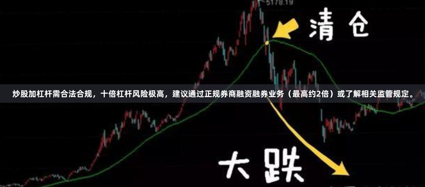 炒股加杠杆需合法合规，十倍杠杆风险极高，建议通过正规券商融资融券业务（最高约2倍）或了解相关监管规定。